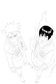 jounins lineart by themnaxs on deviantart manga coloring book naruto fan art naruto sketch