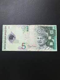 Rm1, rm5, rm10, rm50, rm100. Old Malaysia 3rd Series Rm 5 Ringgit Polymer Banknote Rare Hobbies Toys Memorabilia Collectibles Currency On Carousell