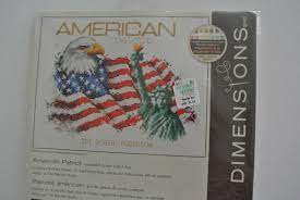 Dimensions Cross Stitch Kit Lot Mason Jar Lineup American Patriot Garden  Bouquet | eBay