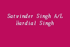 ( khalil surinder & associates ). Satvinder Singh A L Hardial Singh Peguambela Dan Peguamcara