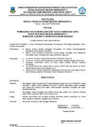 Check spelling or type a new query. Top Pdf Sk Pembagian Tugas Mengajar Di Smk 123dok Com