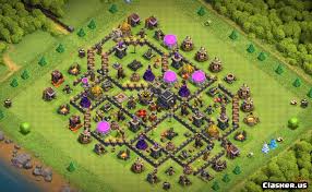 Coc th9 war base links anti 2 stars. Town Hall 9 Th9 Trophy War Hybrid Base 373 With Link 7 2020 War Base Clash Of Clans Clasher Us