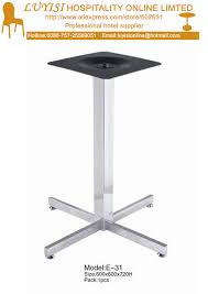 The white legs provide some stylish contrast to the wood top, giving this table some scandi minimalist flair. Quality Polishedstainless Steel Dining Table Base Base Base Table Aliexpress