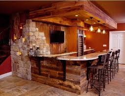 31 rustic basement ideasare you planning a basement renovation? Rustic Basement Rustic Finished Basement Bar For The Home Ideas Rustikale Bars Kellerplanung Rustikales Haus