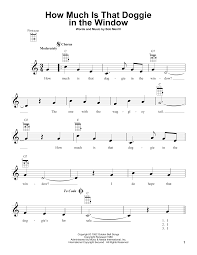 Candle in the window voice, choir, piano accompaniment by jerry estes. Baby Jane The Rockabyes How Much Is That Doggie In The Window Sheet Music Pdf Notes Chords Children Score Ukulele Download Printable Sku 154582