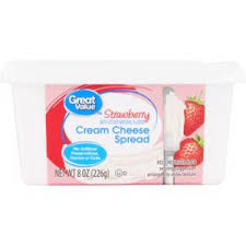 Pasteurized milk and cream, cheese culture, salt, stabilizers (carob bean and/or xanthan and/or guar gums), natamycin (a natural mold inhibitor). Is Great Value Strawberry Cream Cheese Spread Keto Sure Keto The Food Database For Keto
