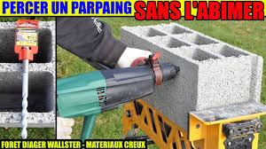 Il s'installe en un peu de temps et sans besoin de percer le mur. Percer Un Parpaing Sans L Abimer Foret Diager Wallster Reducteur De Frappe Materiaux Creux Youtube