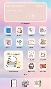 Cute Aesthetic Mochi Cats Peach And Goma App Icons 150 Ios14 App Icons Pink Icons Mint Icons Iphone App Covers Cute Kawaii Icons App Icon Iphone Wallpaper App Homescreen Iphone