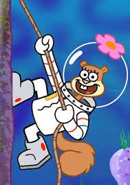 She is voiced by carolyn lawrence. Ici Est Sandy Cheecks Et Elle Est Spongebob Aimes Sandy Est Un Ecrueil Ou Habite Sous Le Eau Elle Habite Dans Un L Abre Cartoon Tv Classic Cartoons Spongebob