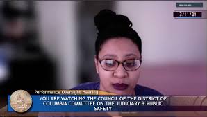 Miya Walker, Policy & Advocacy Manager at @BlackSwanAcad shares: "DC needs  #PoliceFreeSchools. We urge the Council to instead invest in safer,  healthier & more equitable schools for #DC students." 👏