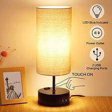 Ships free orders over $39. 3 Way Dimmable Touch Table Lamp 2 Fast Charging Usb Ports With Power Outlet Bedside Touch Lamp Nightstand Lamp Touch Table Lamps Touch Lamp Nightstand Lamp