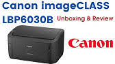 تحميل تعريف طابعة canon lbp 6000 لوندوز8.1. Canon Lbp 6030w Laserjet Printer Review Youtube