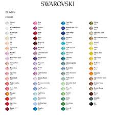 Swarovski Color Charts 2019 Edition Modastrass Blog