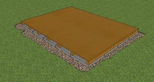 Position and mount the shed footings. How To Build A Storage Shed Foundation On Paving Slabs