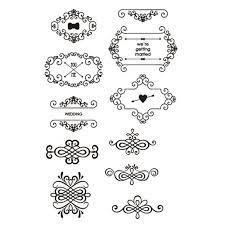 Motif bingkai bunga · frame undangan hitam putih · frame undangan pernikahan · bunga · bingkai bunga sudut · bingkai. Penyiangan Bingkai Undangan Label Sudut Karet Bening Stamp Segel Scrapbook Foto Diy Album Dekoratif Pembuatan Kartu Bening Stamp Stamp Aliexpress