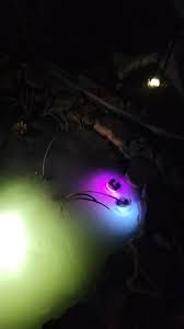 missouri #winter #frozen #waterfountain #pond #ice #lights #lakeofthe...