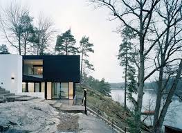 Black And White Architecture House Modern Minimal Black And White Wrb Plastolux Arkitektur Husdesign Sommerhus Inspiration