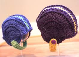 I see a lot of it as unintentional. Crocheted Football Helmets Repeat Crafter Me
