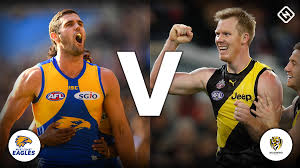 Richmond tigers video highlights are collected in the media tab for the most popular matches as soon as video appear on video hosting sites like youtube or dailymotion. West Coast Eagles V Richmond Tigers Full Preview Teams Odds And How To Watch Sunday S Afl Action Sporting News Australia