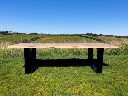 Check spelling or type a new query. Modern Hardwood Recycled Timber Dining Table With Bespoke Angled Steel Leg