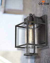 Plot out your property on graph paper, this allows you to create an outdoor lighting plan, which can make. Osimir Outdoor Wall Sconce 2 Pack Farmhouse Style Exterior Wall Lantern In Black Finish With Bubble Glass Lamp Shade Farmhouse Goals