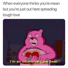 Intensive Care Bear Funny Memes Tough Love Watch Paint Dry
