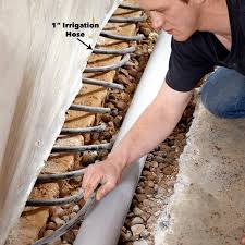 Anyone built a garage with a concrete panel floor and a basement underneath? Basement Waterproofing How To Install A Water Drainage System Diy