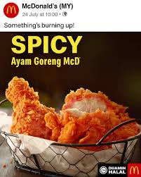 Extra spicy ayam goreng is now available at all mcdonald's malaysia outlets along with othe new additions like cempedak mcflurry & nasi lemak mcd. Mcdonald S Extra Spicy Ayam Goreng Mcd Facebook