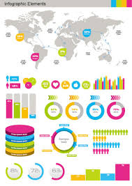 Business Information Data Chart Vector 04 Infographic