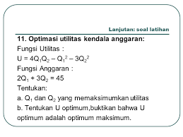 Davesebuah metode untuk menghitung determinan matriks 2x2. Optimasi Dengan Kendala Kesamaan Oleh Tim Matematika Ppt Download