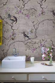 wall deco wet hanamachi muur deco behang badkamer behang