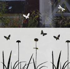 Sichtschutz Fur Fenster Mit Blumen Und Schmetterlingen Sichtschutzfolie Fenster Folie Fur Fenster Sichtschutz Fenster