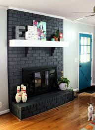 From the photos, the stone looks natural and not at all painted. Fireplace Facelifts With How To Links Home By Hattan