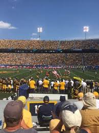Mountaineer Field Section 127 Home Of West Virginia