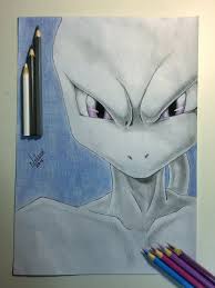 Pokemon Mewtwo Colored Pencil Drawing By Nelsonaubert Deviantart Com On Pokemon Mewtwo Pokemon Sketch Pokemon