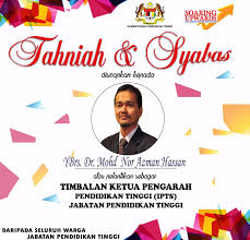 Husaini omar melanggar prosedur operasi standard (sop) yang dikatakan merasmikan sebuah program di universiti putra malaysia (upm), di sini khamis lalu. Makluman Pelantikan Jabatan Pendidikan Tinggi Jpt Facebook