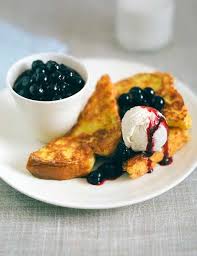 Brioche French Toast With Warm Blueberry Compote Recipe Brioche French Toast Bbc Good Food Recipes Savoury Food