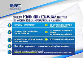 Senarai tarikh semakan temuduga, tarikh keputusan permohonan dan tarikh pendaftaran pelajar baru bagi matrikulasi, upu, usm, kplspm, politeknik, program tevt, ilka dan tingkatan 6 untuk tahun 2012. Semakan Keputusan Utem 2021 Online Ambilan Kedua