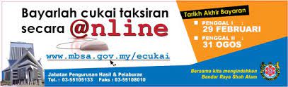 Cek, wang kiriman pos hendaklah dicatatkan nombor akaun, nama dan nombor telefon di belakang dan dipalang (akaun penerima. Bayarlah Cukai Taksiran Majlis Bandaraya Shah Alam Facebook