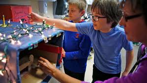 Cardboard Challenge brings fun and education in Fortville school