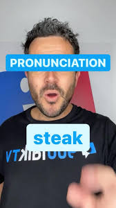 #steak #pronunciation #pronunciaciondeingles #aprenderingles #aprendeingles  #aprendeinglesrapido #inglesfacil #inglesonline #cursodeingles #ingles