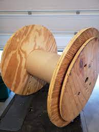 Diy Lazy Susan Turntable Out Of Wire Spools Diy Lazy Susan Diy Lazy Susan Turntable Lazy Susan Turntable