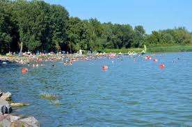 Swimming In Libas Beach Lake Balaton Keszthely Hungary Travelfooddrink Com