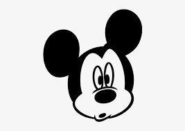 Download 45 mickey face cliparts for free. Mickey Mouse Face Design Mickey Mouse Siyah Beyaz Free Transparent Png Download Pngkey