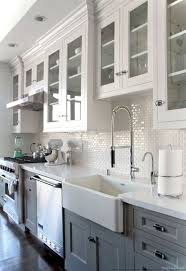 Beautiful Farmhouse Kitchen Cabinet Makeover Ideas 83 Kitchen Backsplash Designs White Kitchen Design Kitchen Cabinet Design