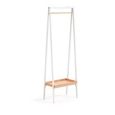 Belgrad Portant Vetements Metal Et Bois Meuble Rangement Vetement Metal Bois