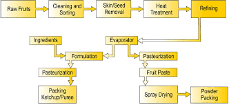 Process Flow Diagram Tomato Ketchup Tomato Juice Flow Chart