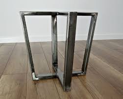 These legs are cut and welded by hand in our shop and they are full of character and traces of our handiwork. Pin On Metal Table Legs