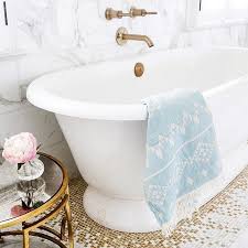 Bathtub Tiny Black Bugs In Bathroom Sink Just One Step Into This Bathroom Would Instantly Make Us Feel Like A Million Bugs Repost Photo By Paige Gold Tile White Marble Bathrooms Free Standing Tub