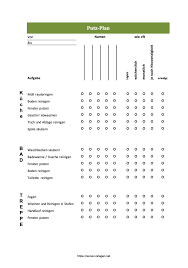 Entdecke rezepte, einrichtungsideen, stilinterpretationen und andere ideen zum ausprobieren. Putzplan Vorlage Wochentlich